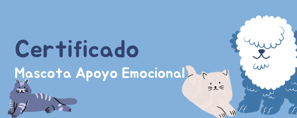Certificado de mascota de apoyo emocional