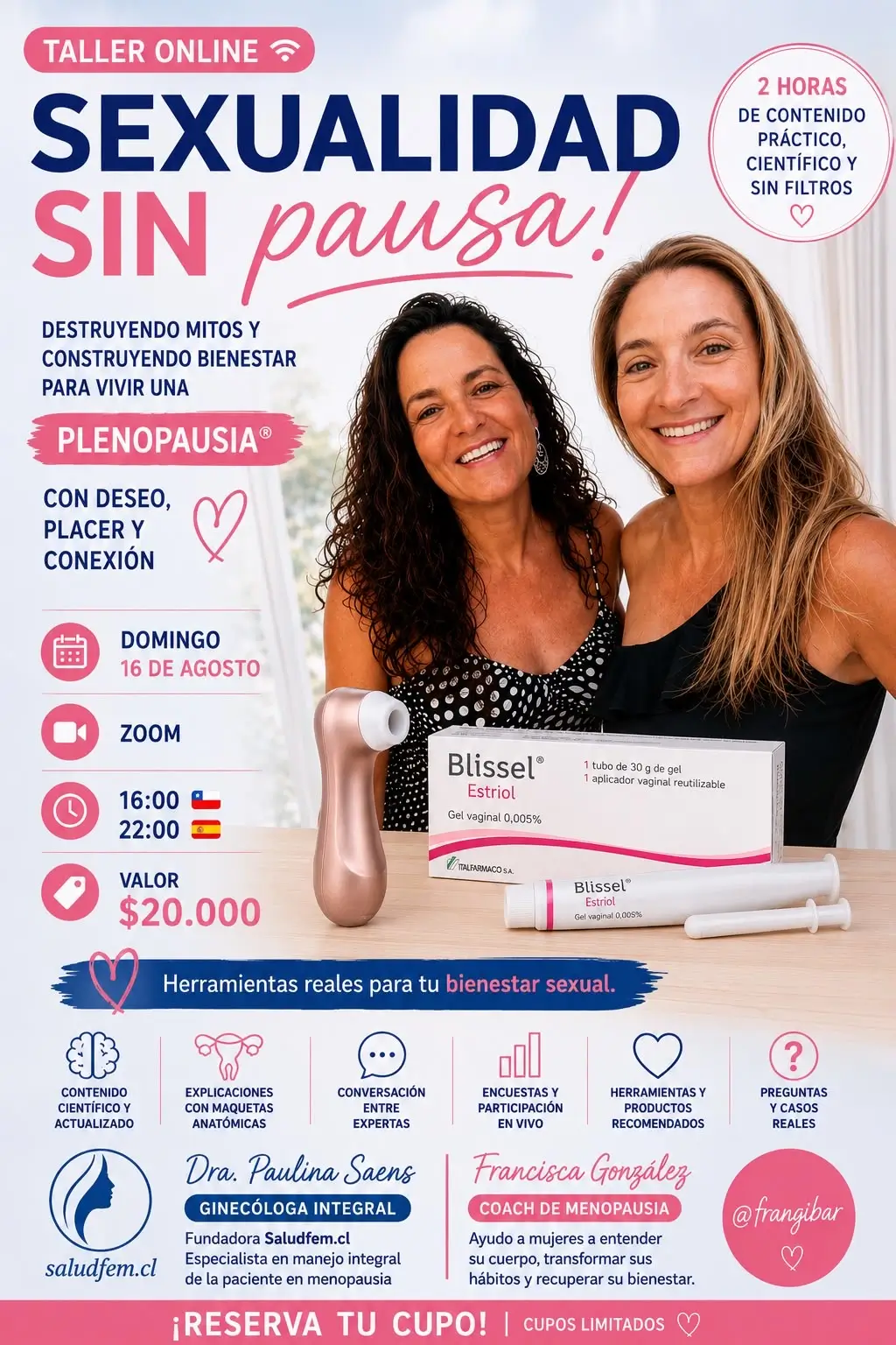 "Sexualidad sin pausa" Taller Online