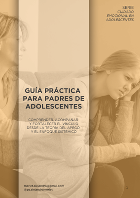 Guía práctica para padres de adolescentes