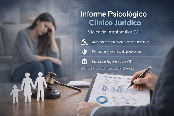 Informe Psicológico Clínico - Judicial VIF