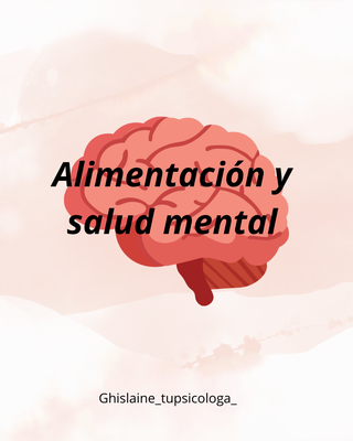 Alimentación y salud mental