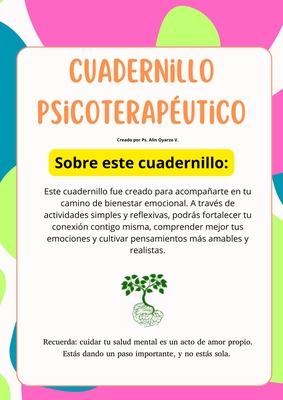 Cuadernillo psicoterapéutico Autoregulación emocional