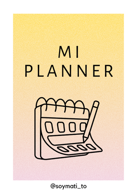 Planner Imprimible