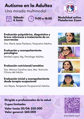 Curso Asincrónico  Actualización en Autismo en la Adultez