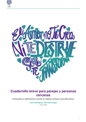 Cuadernillo breve para parejas y personas cercanas