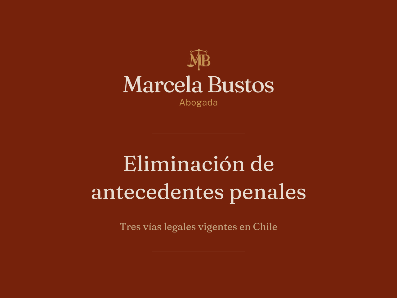 Guía: eliminación de antecedentes