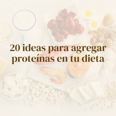 20 ideas fáciles para agregar proteínas en tu dieta