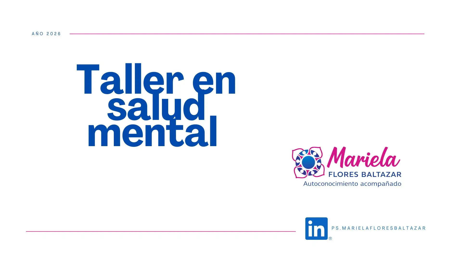 Taller en salud mental para empresas