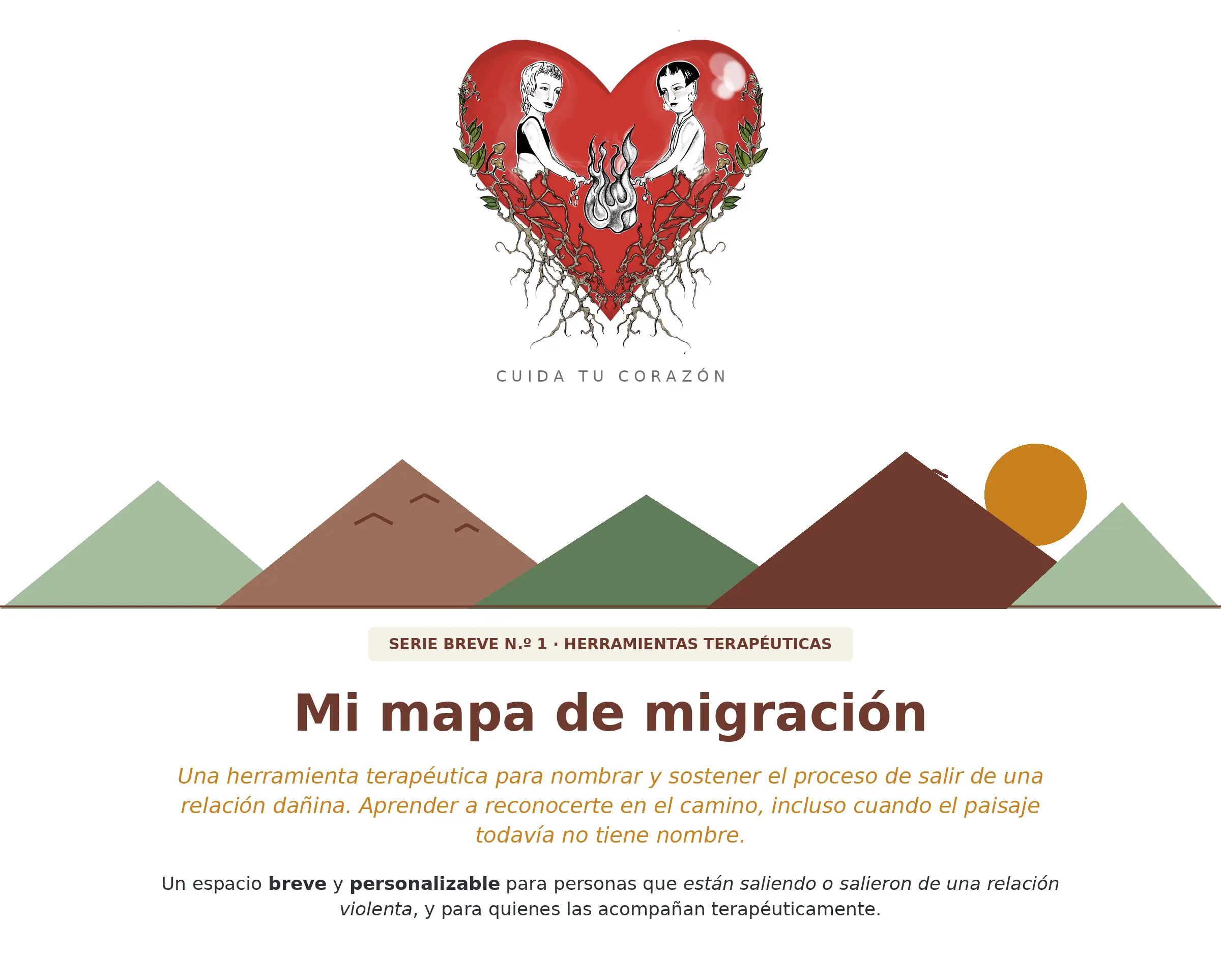 MI MAPA DE MIGRACIÓN: Una herramienta terapéutica breve para sostener el proceso de salir de una relación dañina.