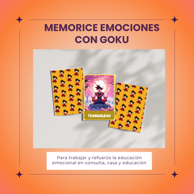 Memorice emociones con Goku - Herramienta de Identificación Emocional para Niños