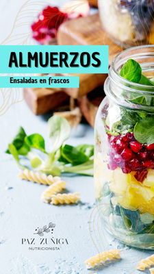 5 ALMUERZOS EN FRASCO PARA LLEVAR