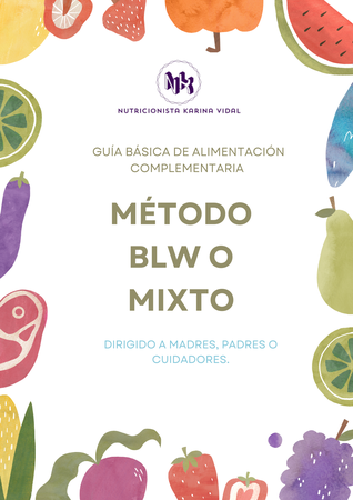 Guia de alimentacion complementaria:BLW  o Método mixto