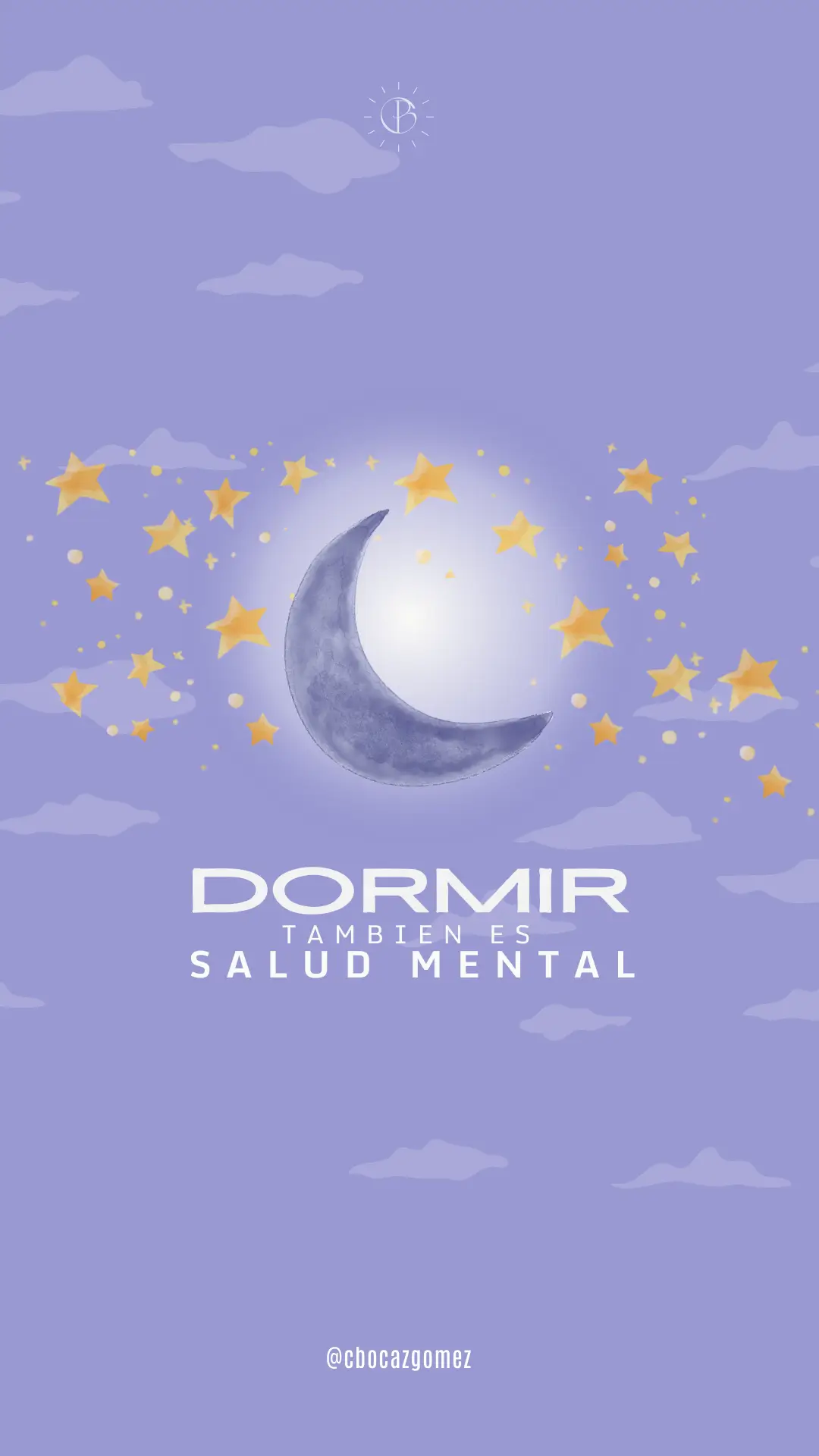 Recordatorios: "Dormir también es salud mental"