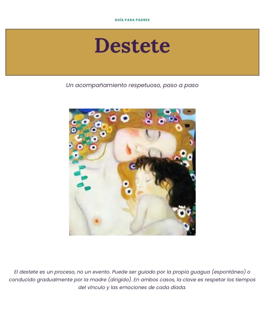 Guia Destete Respetuoso