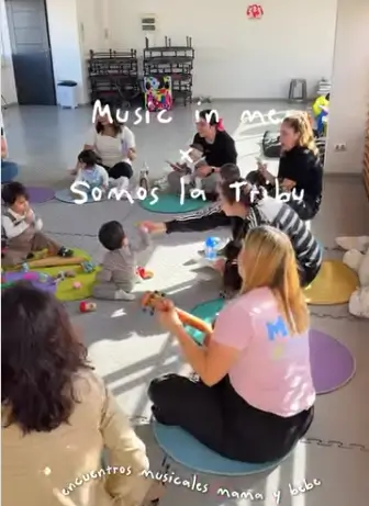 Music in me x Somos la tribu: encuentro musical para bebes 0-24m