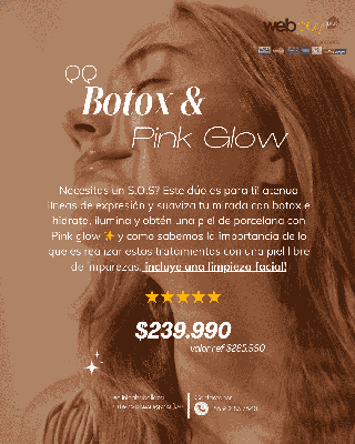 BOTOX + PINK GLOW + LIMPIEZA FACIAL