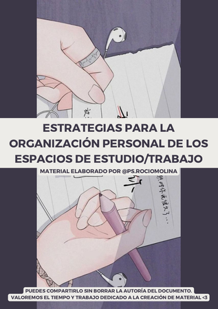 Guía: Estrategias para la organización de los tiempos de estudio y trabajo