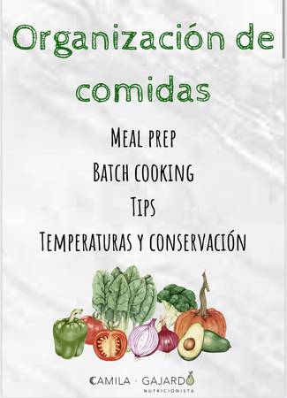 Ebook Meal prep y conservación de alimentos
