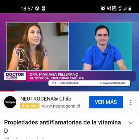 Educación a la Comunidad en "Doctor en Casa" TV: Vitamina D y sus propiedades antiinflamatorias.