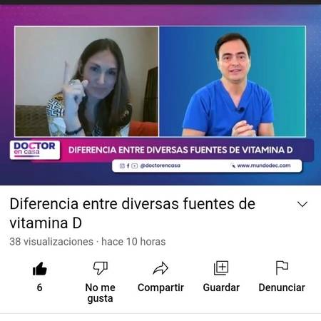 Educación a la Comunidad en Doctor en Casa TV: Fuentes de Vitamina D.