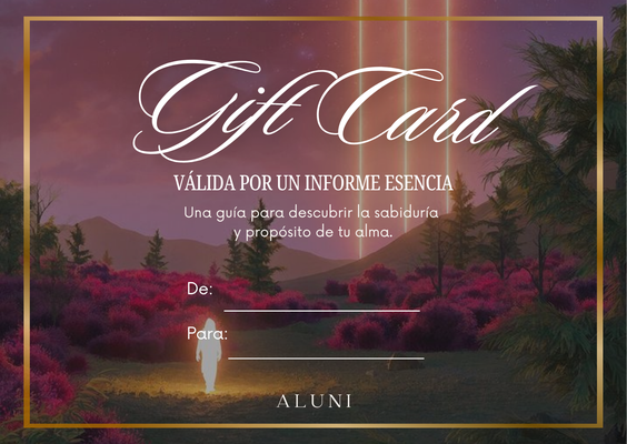 Gift Card Informe Esencia