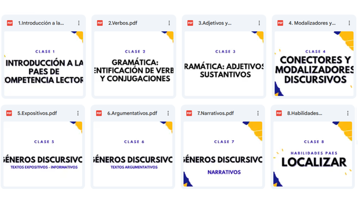 PACK presentaciones PAES Competencia Lectora