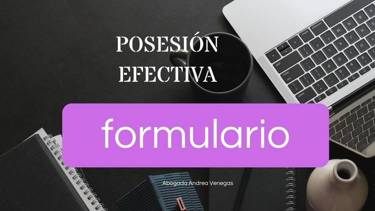 FORMULARIO POSESIÓN EFECTIVA ANTE REGISTRO CIVIL