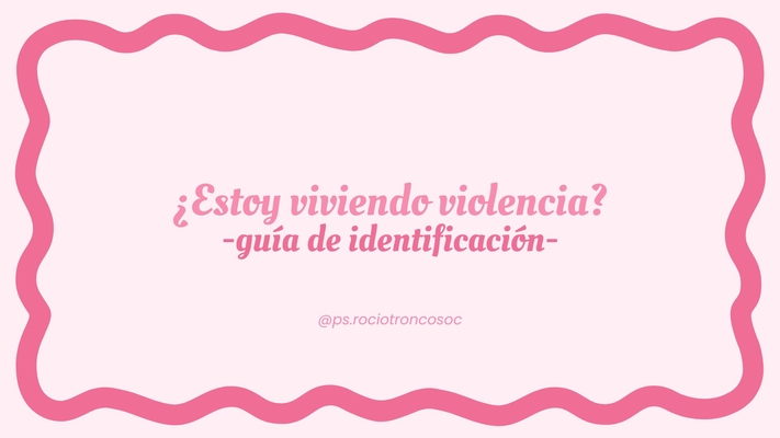 Guía de identificación de violencia