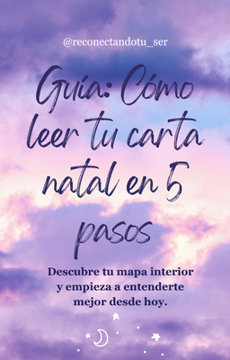 E-book ✨Guía carta natal en 5 pasos ✨