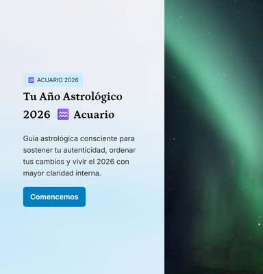 ♒ ACUARIO — Tu Año Astrológico 2026