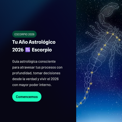 ♏ ESCORPIO — Tu Año Astrológico 2026