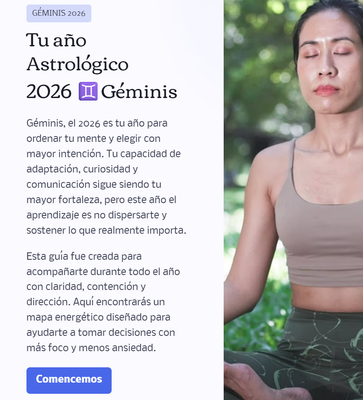♊ GÉMINIS — Tu Año Astrológico 2026