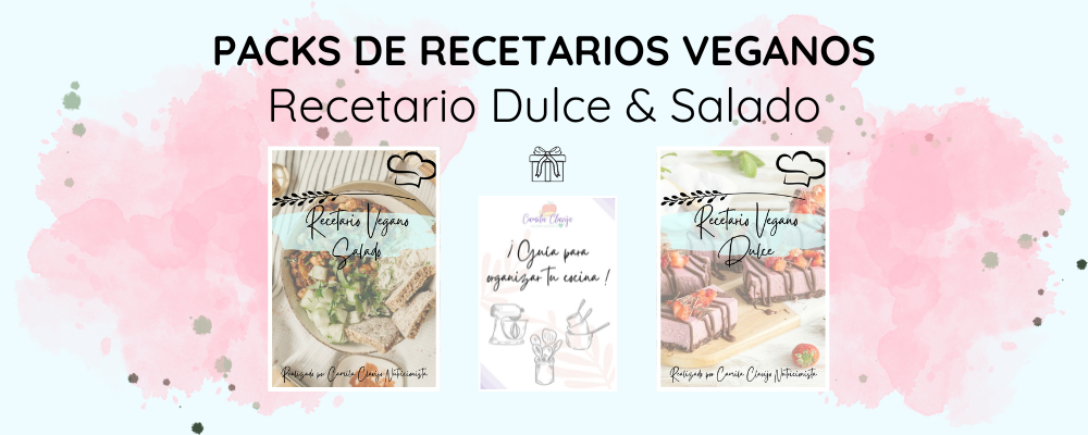 RECETARIOS VEGANOS DULCE Y SALADO + GUÍA DE REGALO